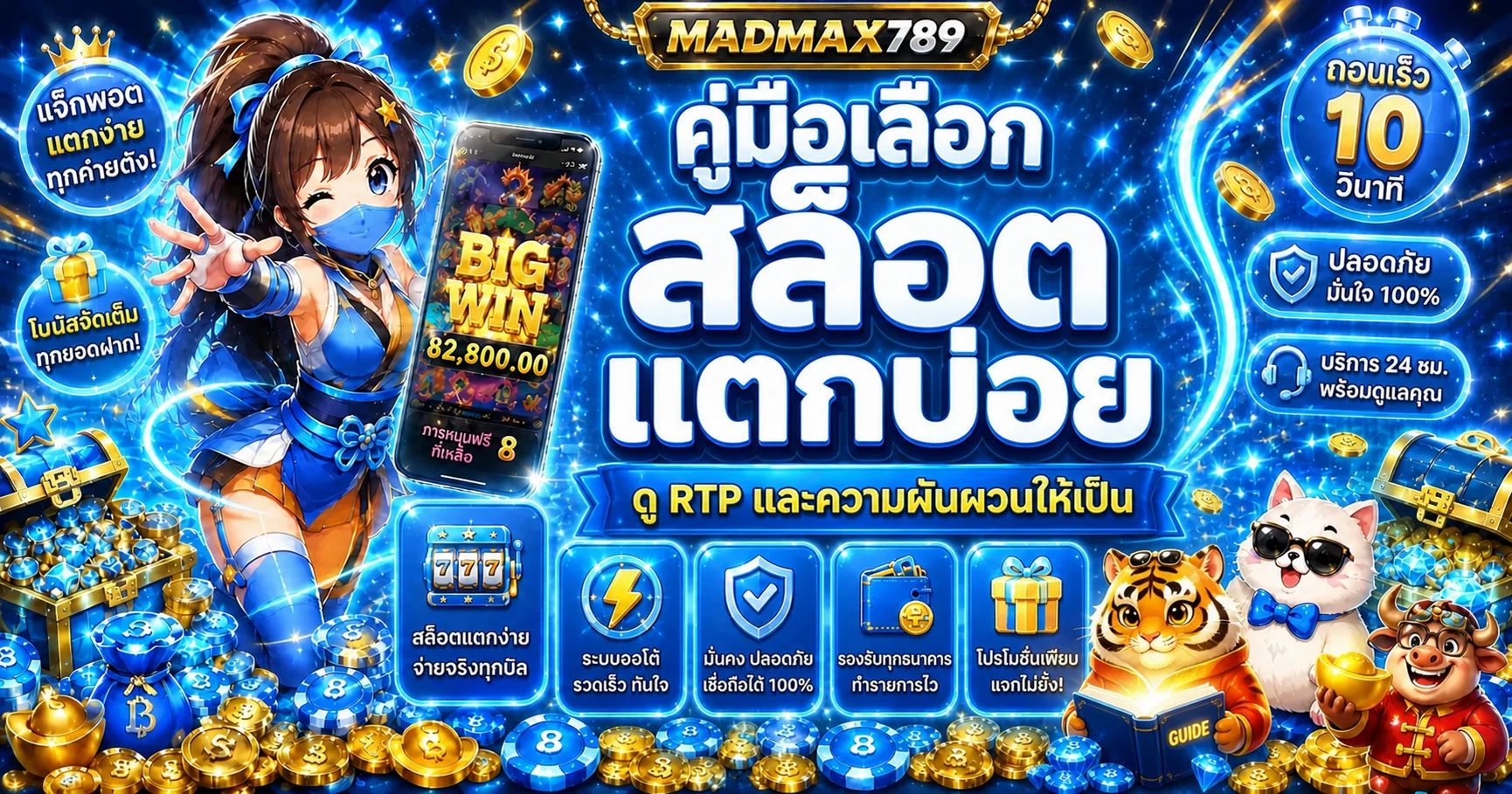 MADMAX789 คู่มือเลือกสล็อตจาก RTP สำหรับมือใหม่