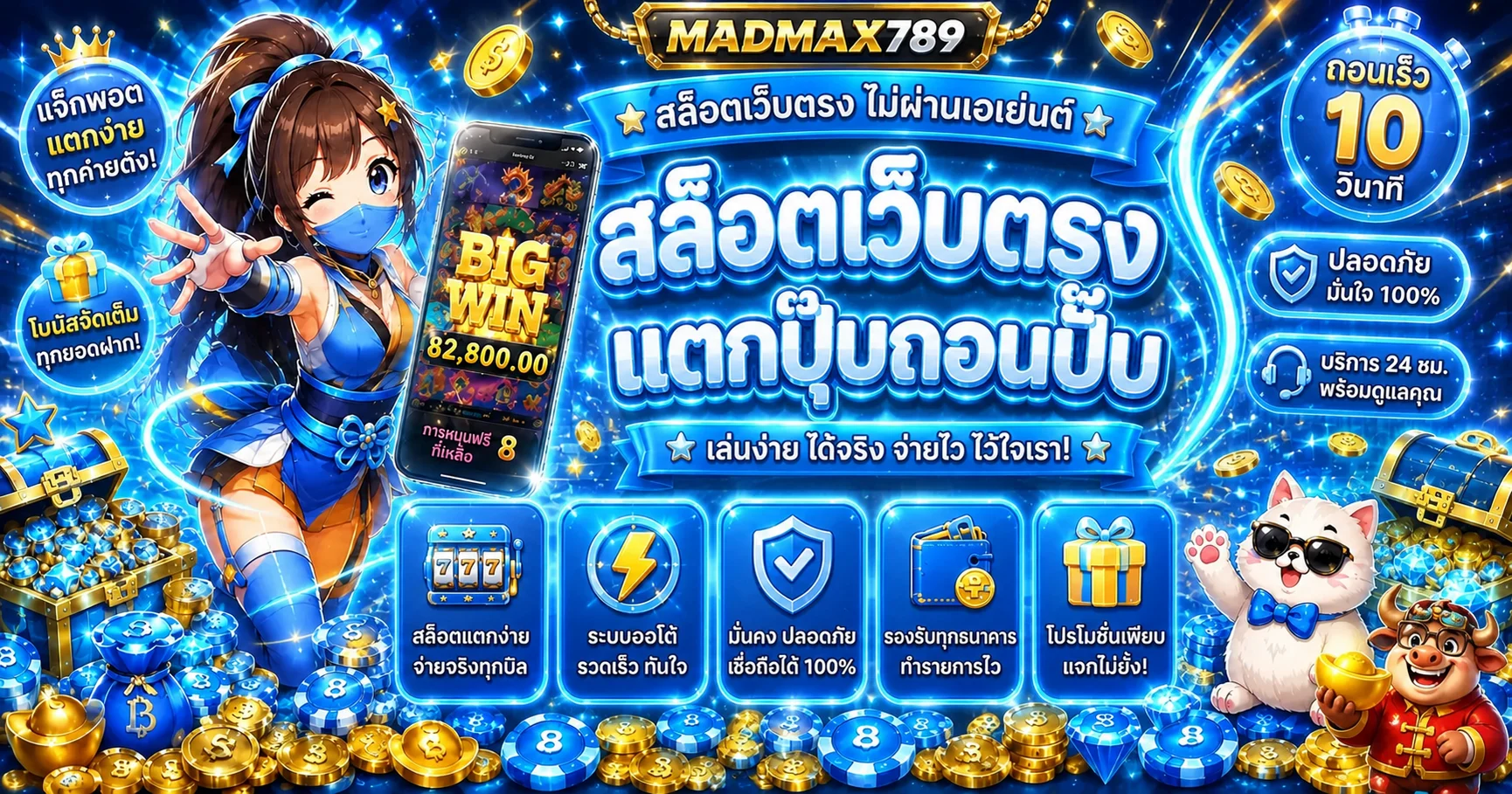 MADMAX789 สล็อตเว็บตรง ระบบออโต้ และแนวทางตรวจข้อมูลเกม